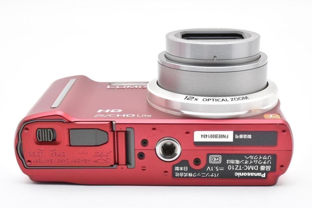 【お値下げ歓迎・美品】Panasonic LUMIX DMC-TZ10 レッド