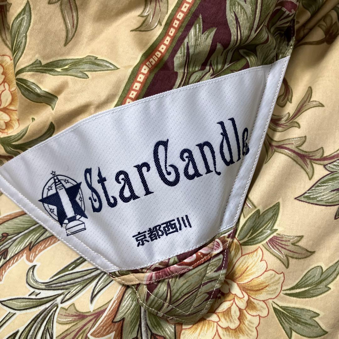 京都西川　Star Candle 花柄 羽毛布団　シングル
