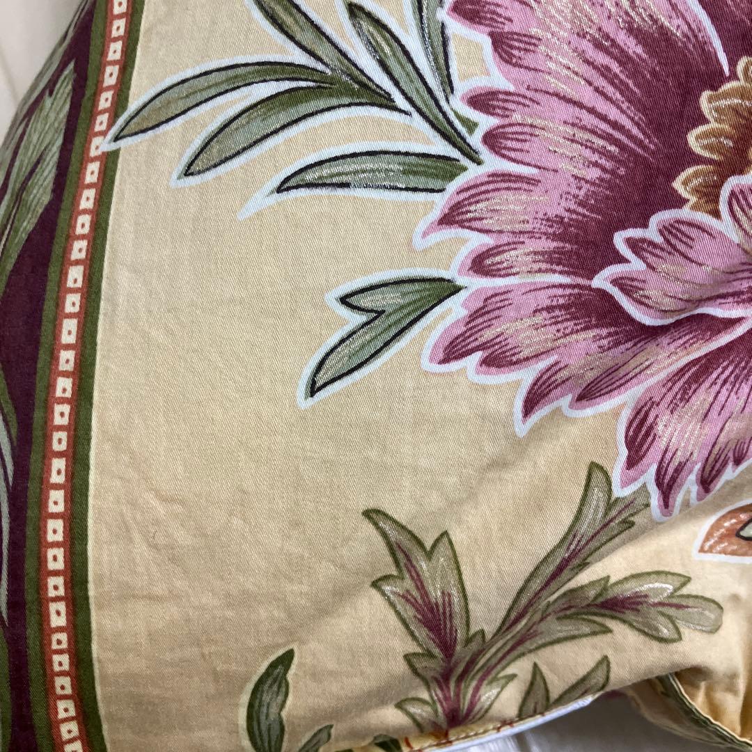 京都西川　Star Candle 花柄 羽毛布団　シングル