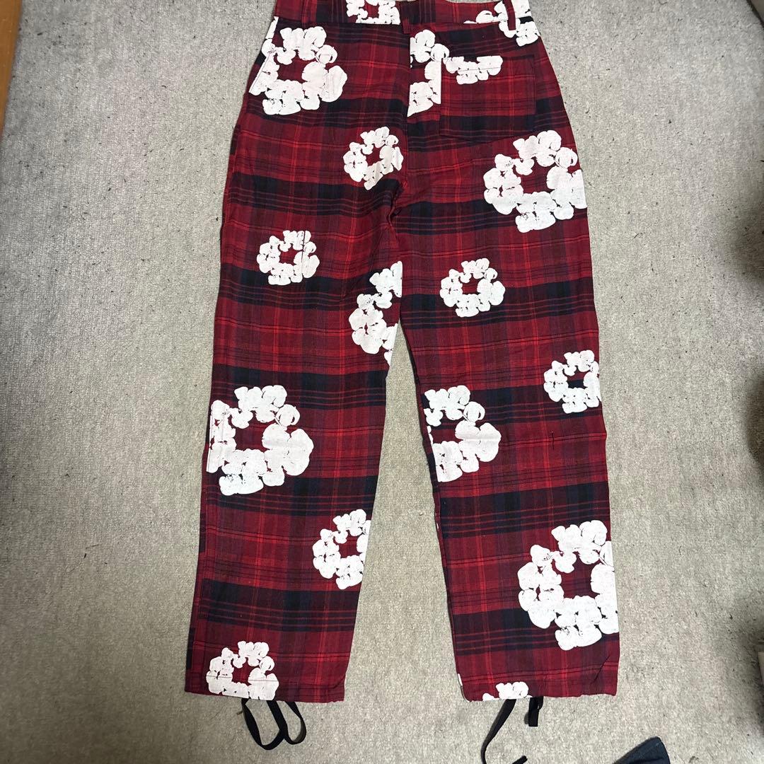 DENIM TEARSチェックパンツ 値下げ可能