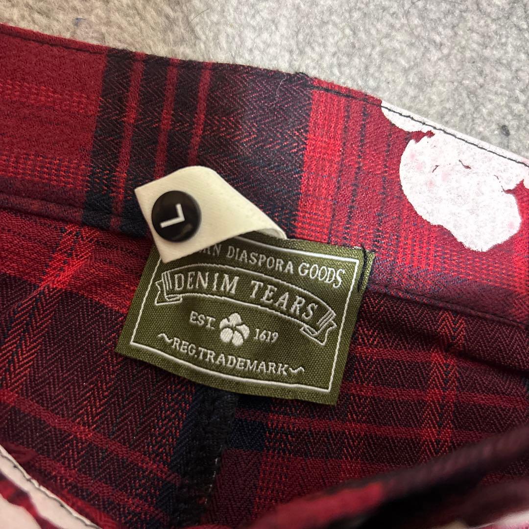 DENIM TEARSチェックパンツ 値下げ可能