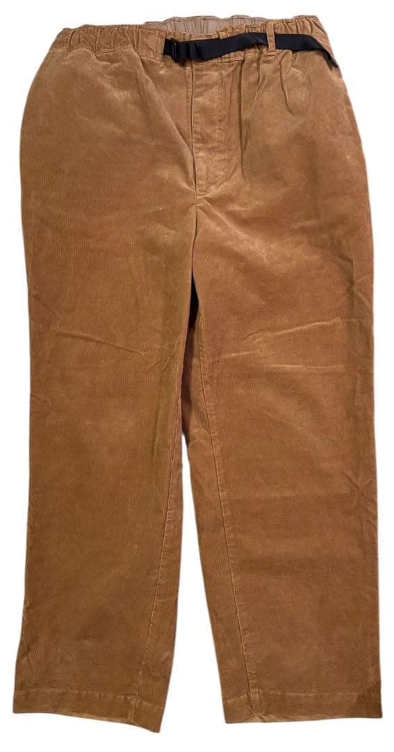 パンツ everyone corduroy belted easy pants