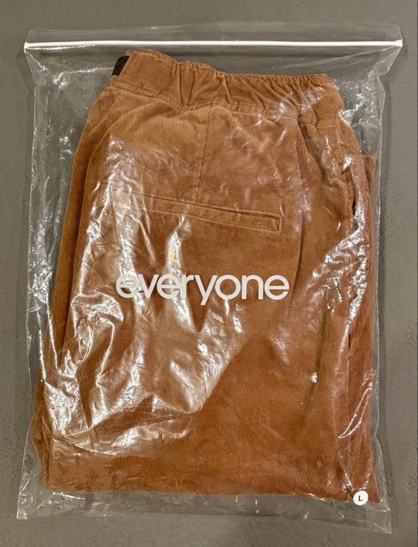 パンツ everyone corduroy belted easy pants