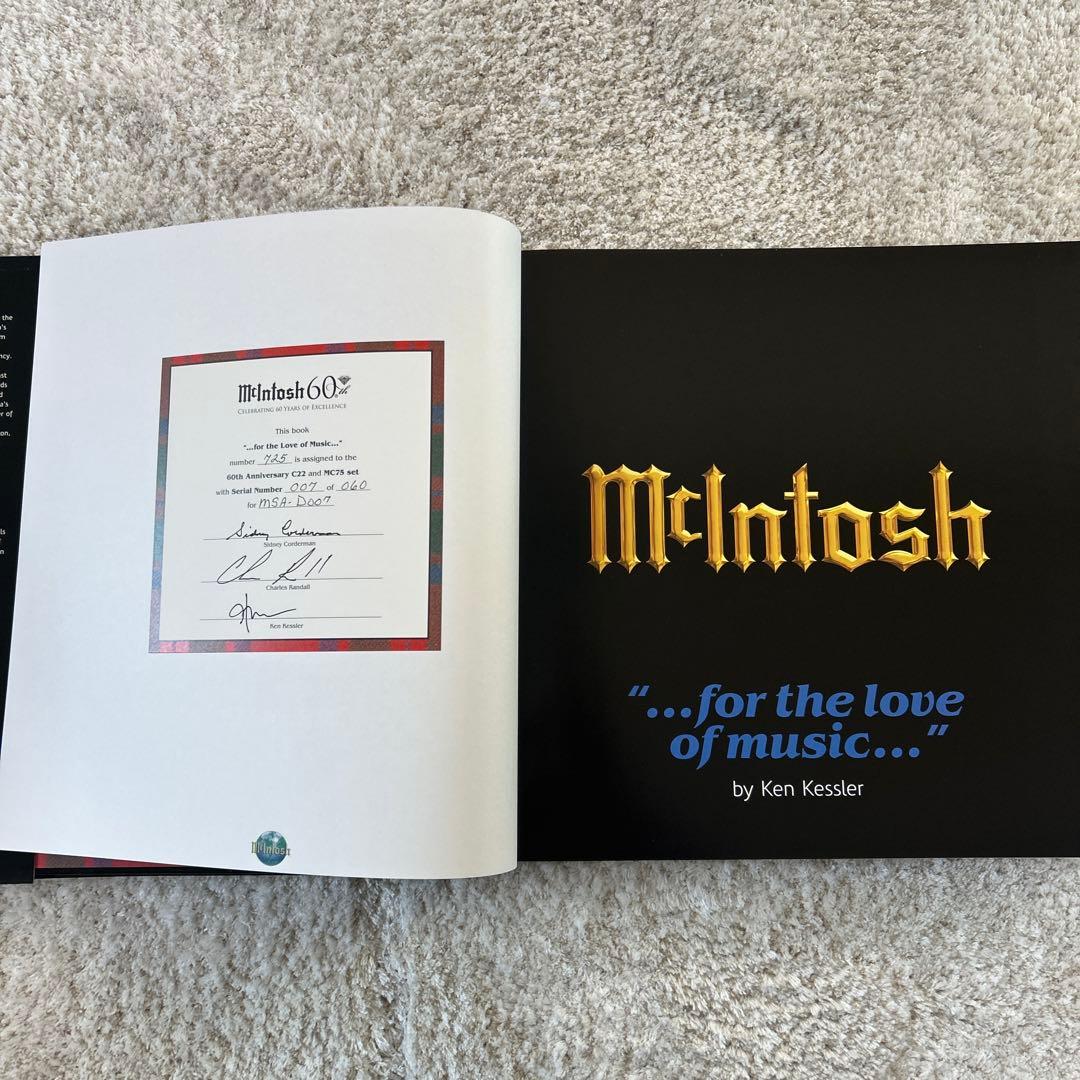 『McIntosh ...for the love of music..』洋書