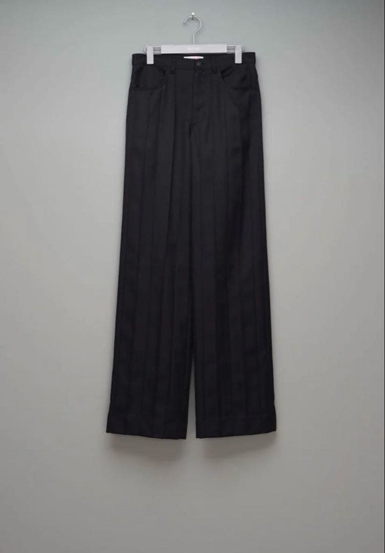 ぺ*。様 誉*れ様 MASU PLEATED PANTS サイズ46