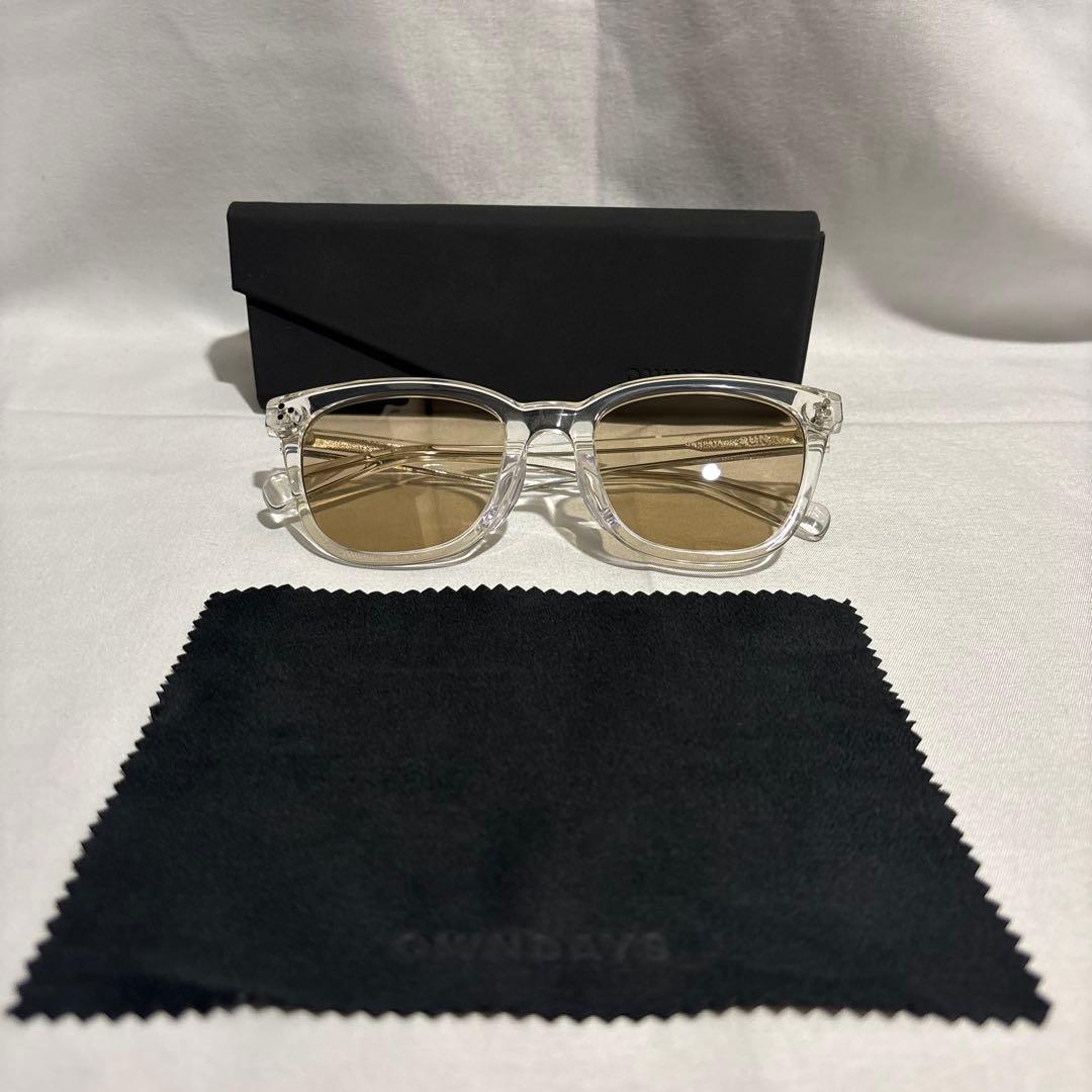 s*n様 キムタク着用　私物　OWNDAYS サングラス　ウェリントン　調光サン