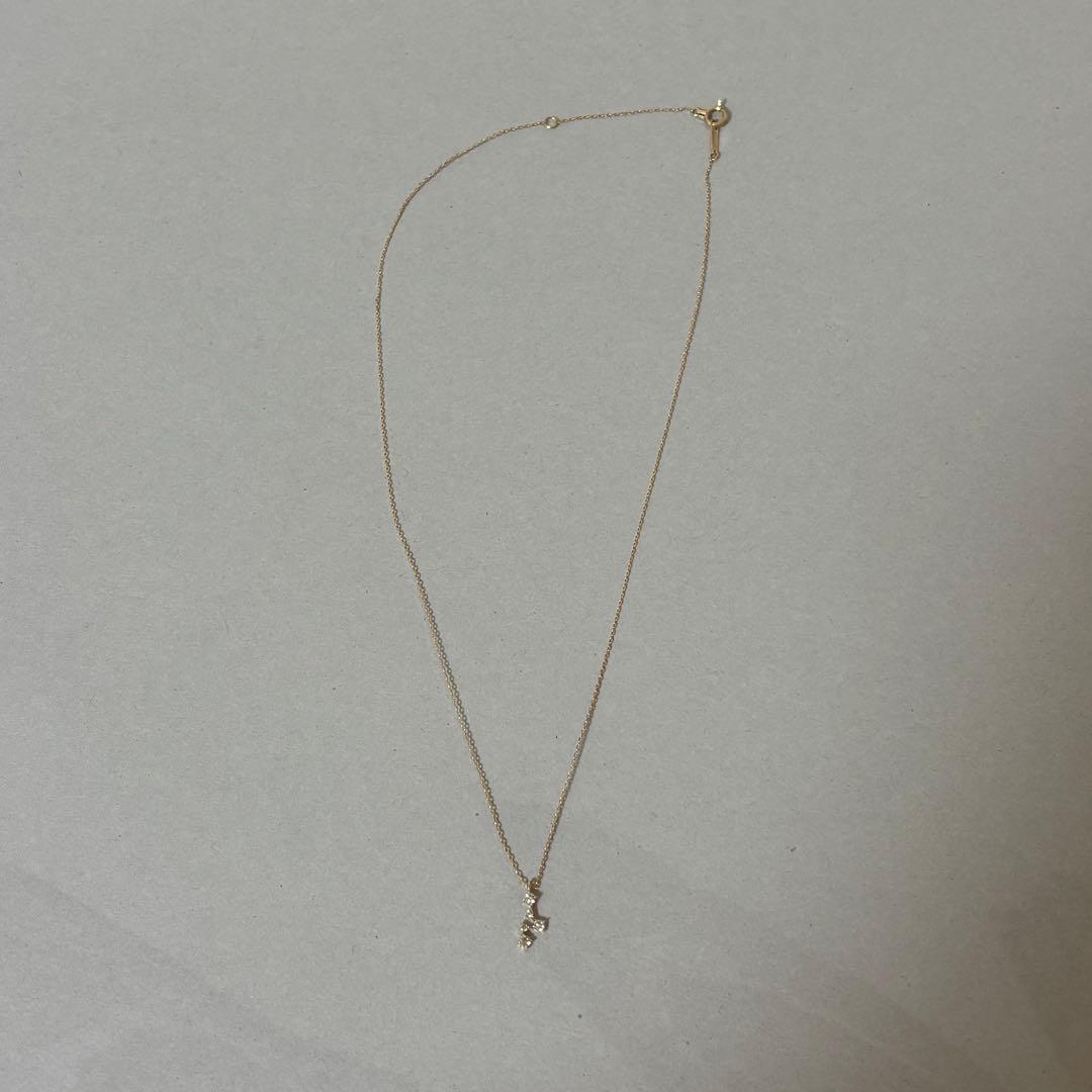 ミルフローラ K10PG ダイヤモンド ネックレス 北斗七星