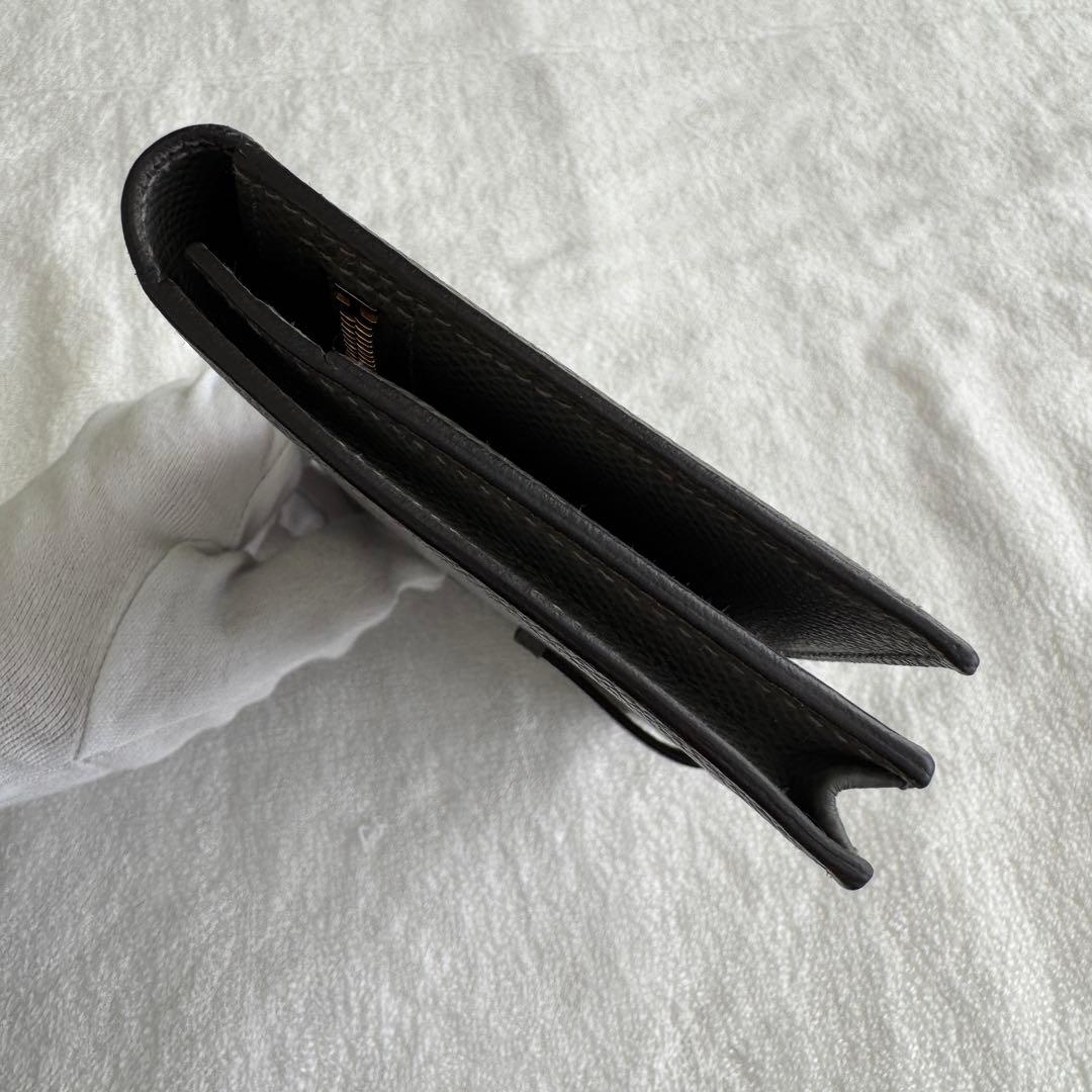 エルメス　長財布　ベアンスフレ　グレー