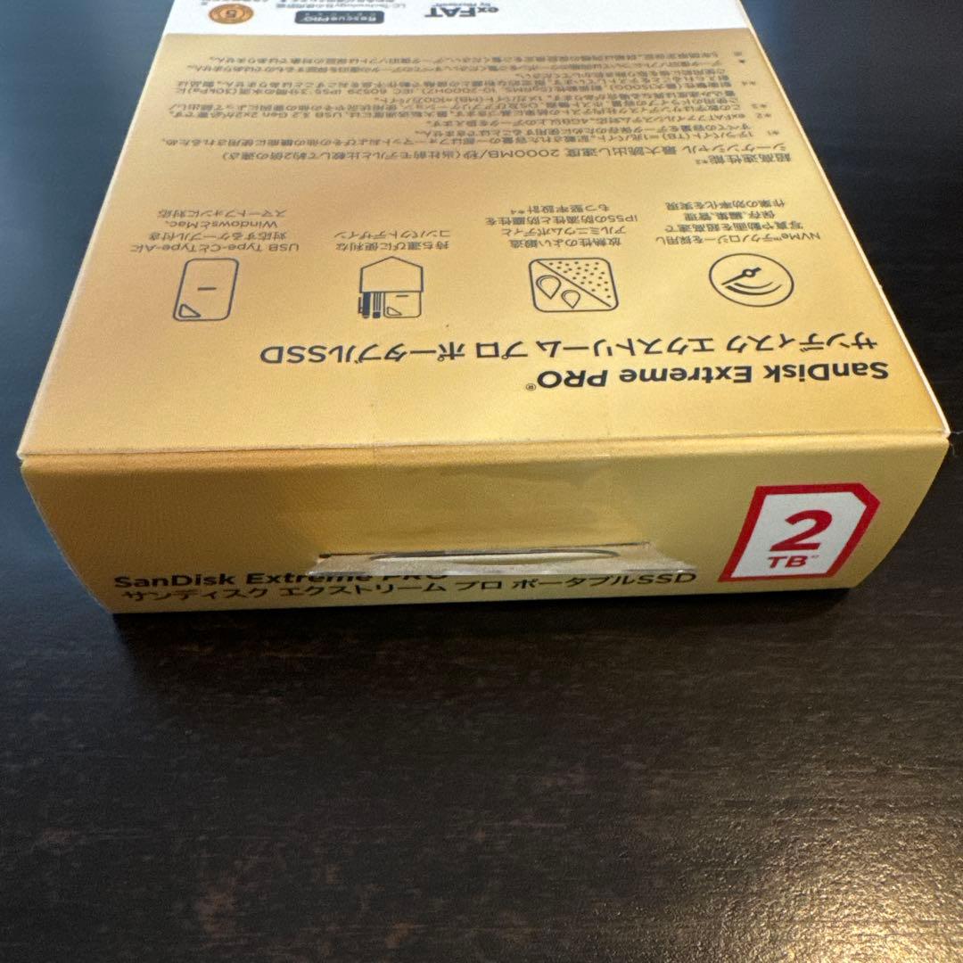 新品未使用 SanDisk Extreme PRO 2TB ポータブルSSD