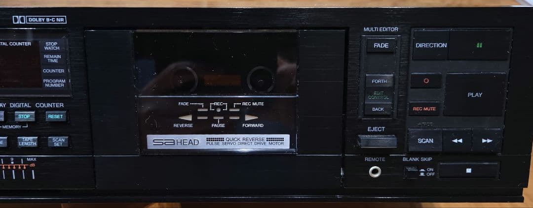 Victor SAヘッド採用高級カセットデッキ ビクターDD-VR77