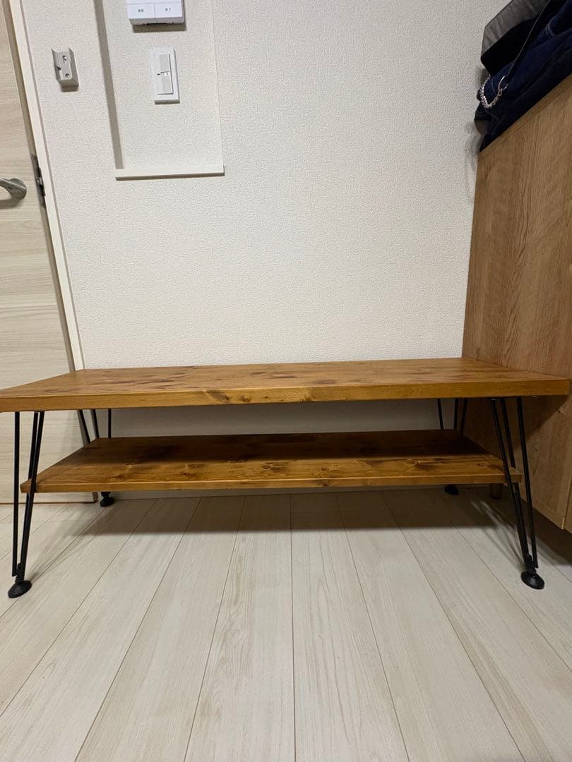 【LOWYA】 天然木 ローボード テレビ台 幅117cm