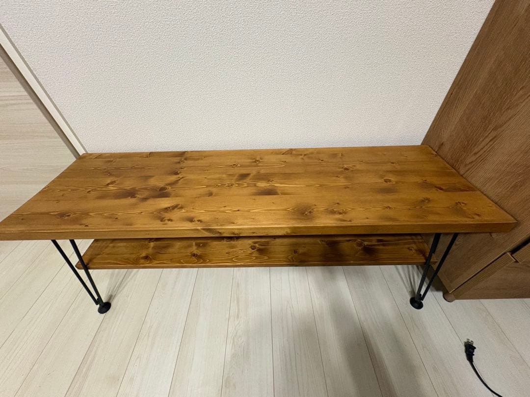 【LOWYA】 天然木 ローボード テレビ台 幅117cm