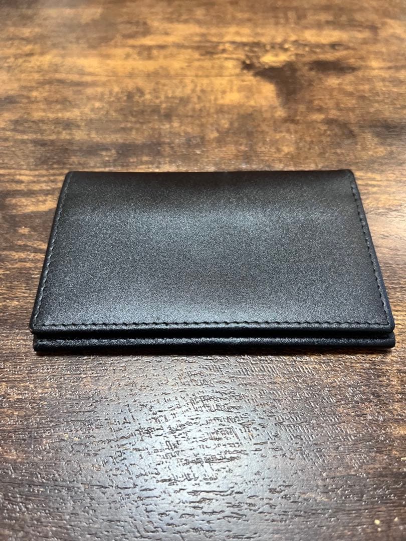 ETTINGER エッティンガー 名刺入れ カードケース 黒×ネイビーほぼ未使用