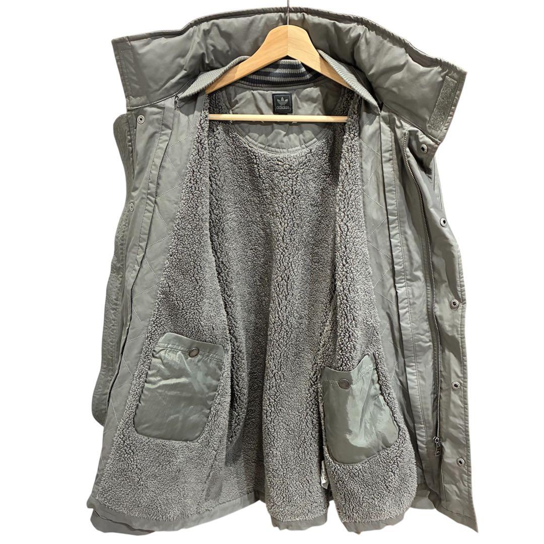 【希少】 adidas Mー65 フィールドジャケット グレー XL ミリタリー