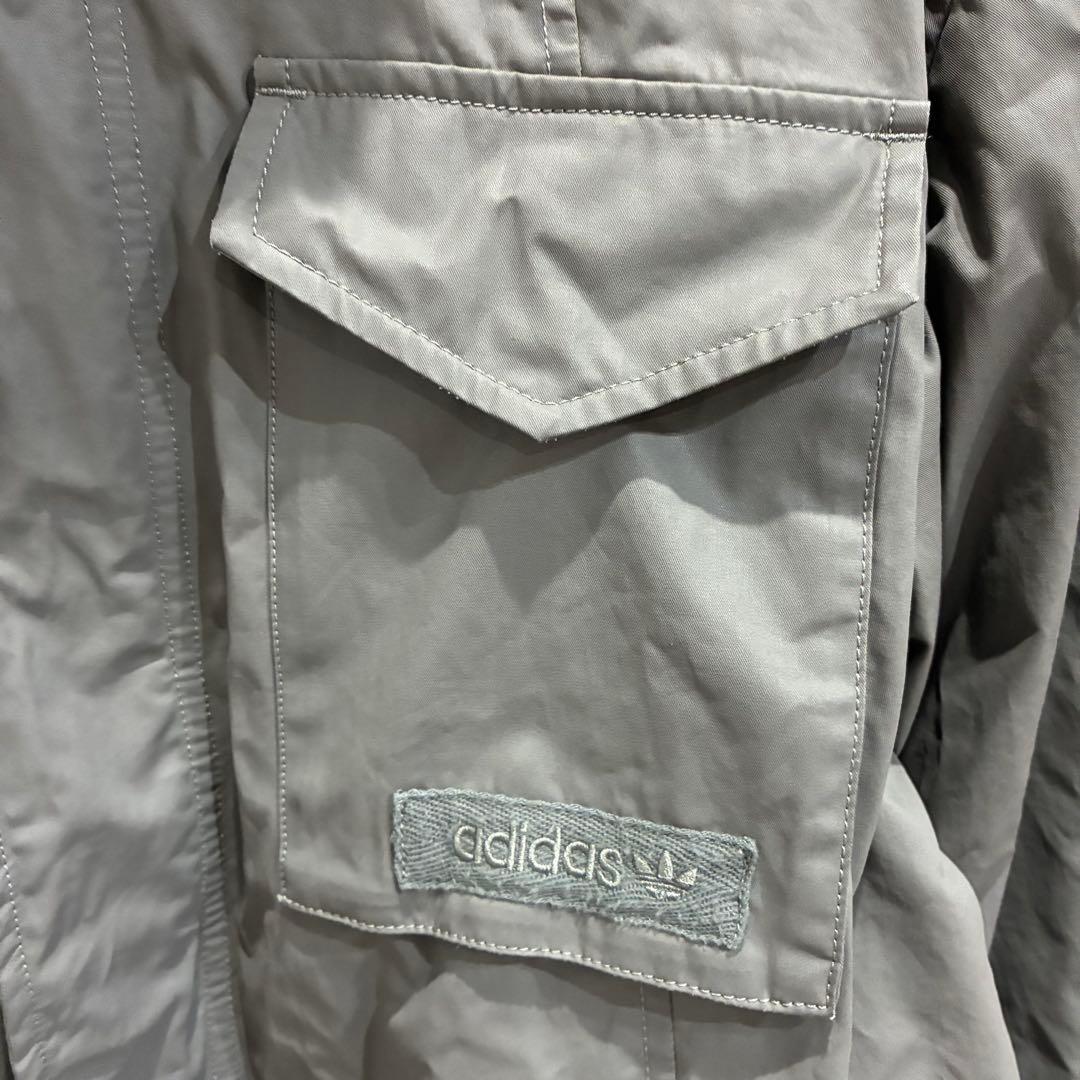 【希少】 adidas Mー65 フィールドジャケット グレー XL ミリタリー