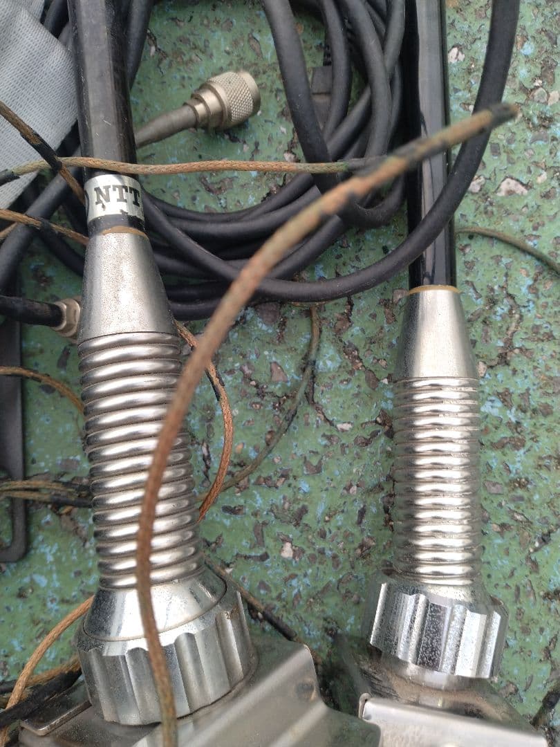 NTT 自動車電話 アンテナ付　昭和レトロ