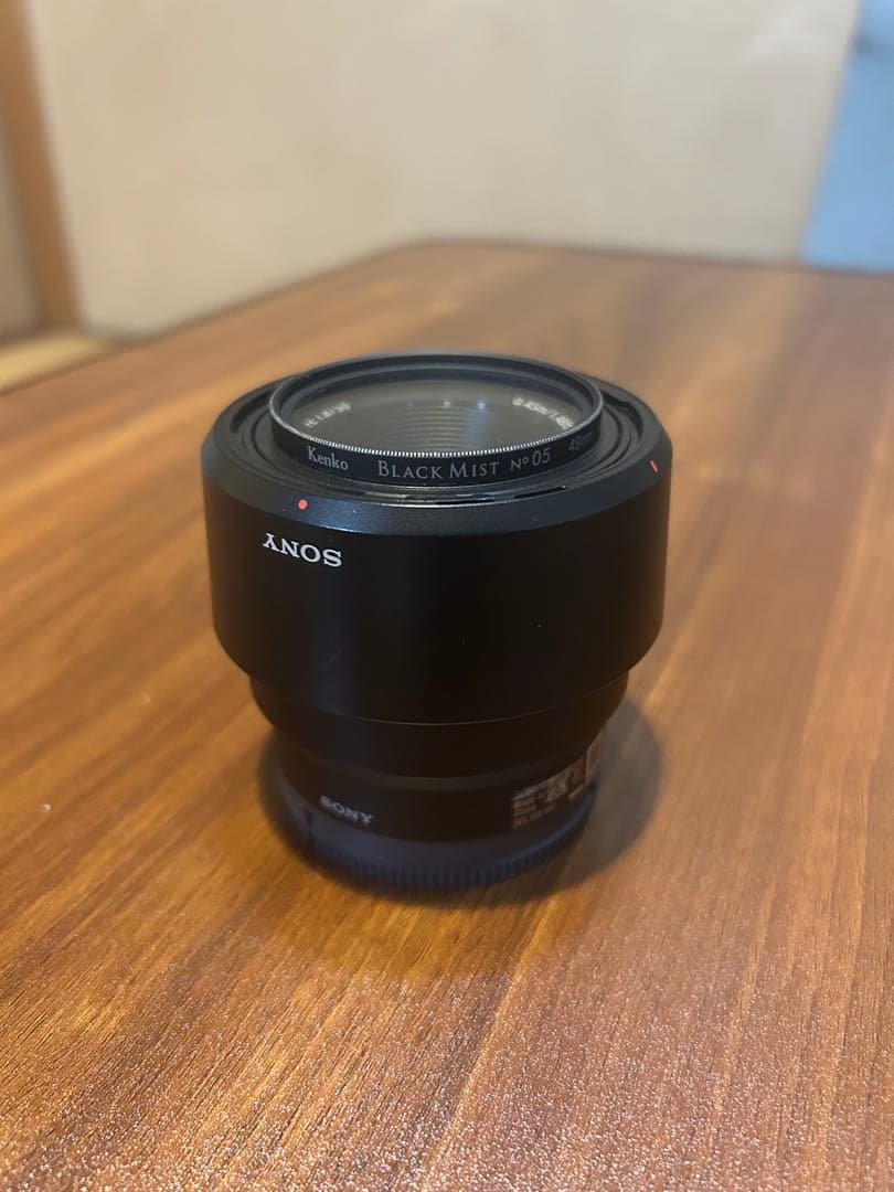 SONY FE 1.8 50mm レンズ BLACK MIST No. 05付き