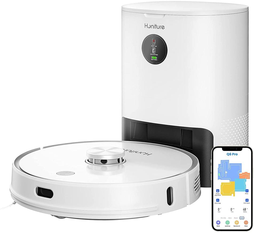 自動ゴミ収集 ロボット掃除機 マッピング 水拭き 強力吸引 静音 Alexa