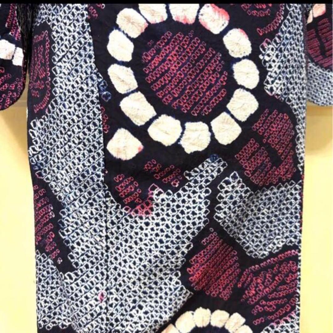 有松鳴海絞り伝統工芸❤️高級半幅帯 レース 帯締め帯留めアクセ付‼️5点セット‼️秀品