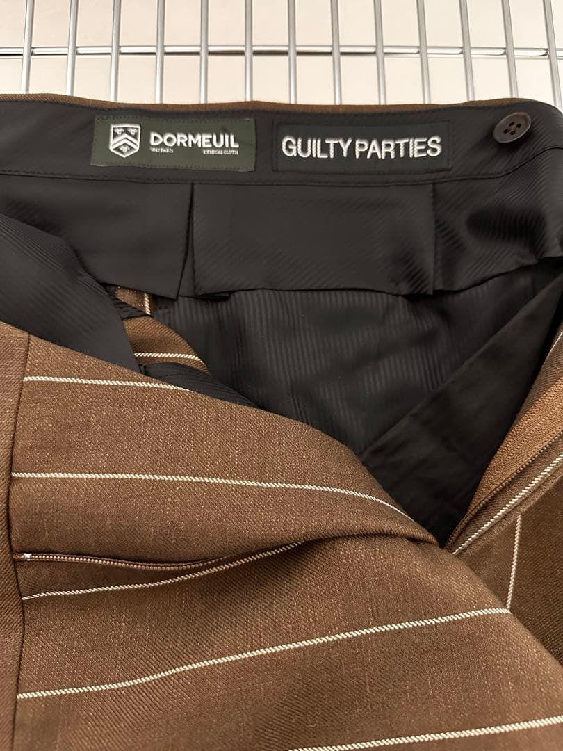 DORMEUIL GUILTY PARTIES スラックス サイズ82 ブラウン