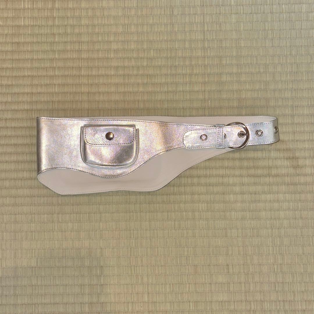 値下げ中gimaguas rino シルバーベルト／ウェストポーチ