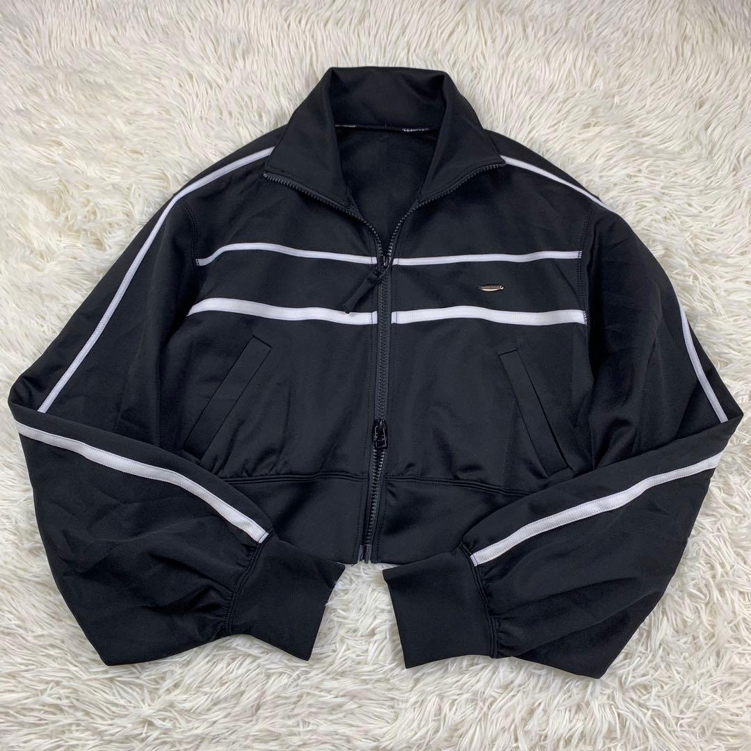 【美品】MAISON SPECIAL ダブルラインジャージジャケット　ブラック