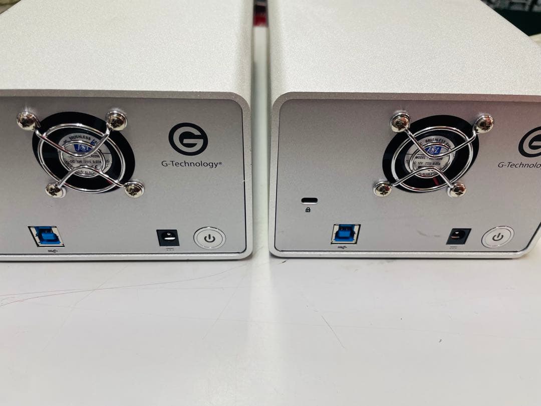 2台セット合計16TB、G-Technology G-RAID with USB