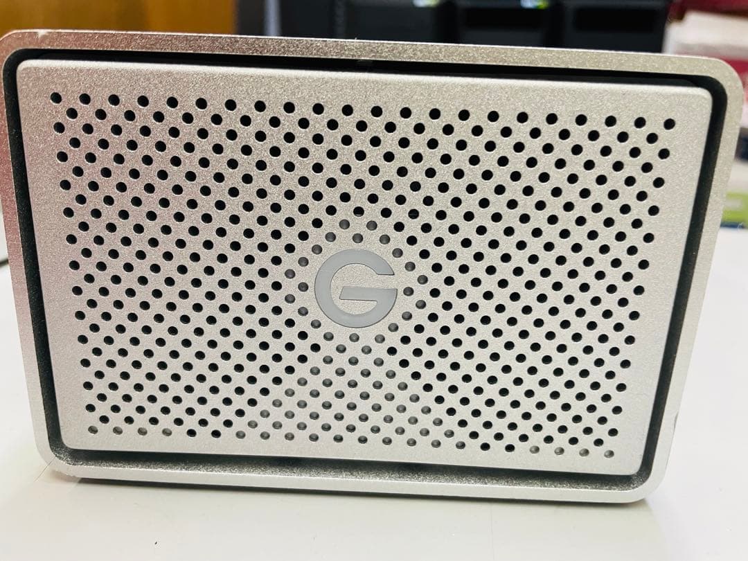 2台セット合計16TB、G-Technology G-RAID with USB