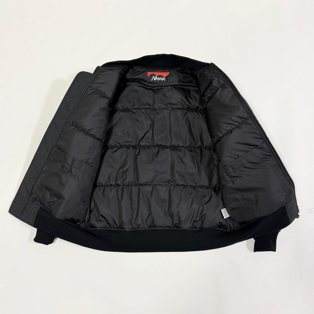ナンガ ヒノックダウンジャケット タキビ MA-1 アウター ブラック L