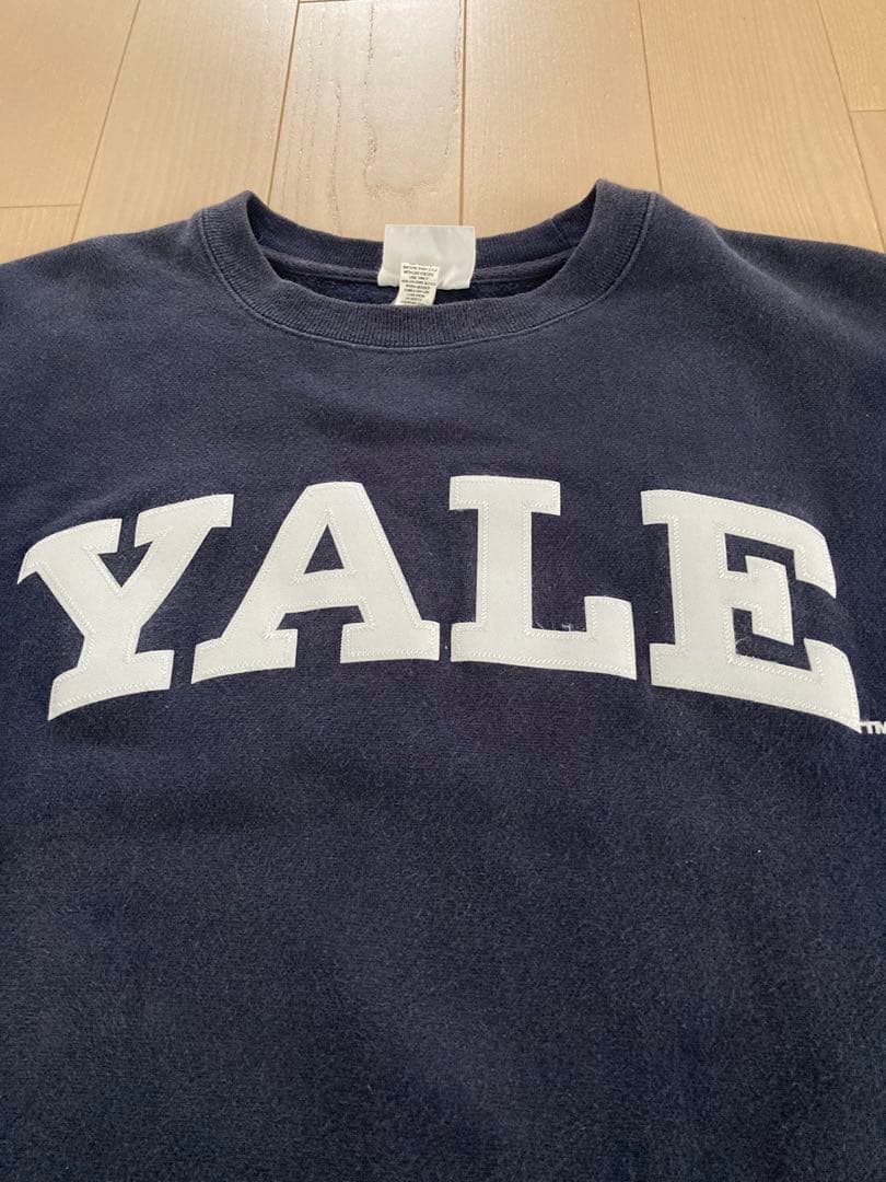 チャンピオン　リバースウィーブ　YALE ネイビー　REVERSEWEAVE