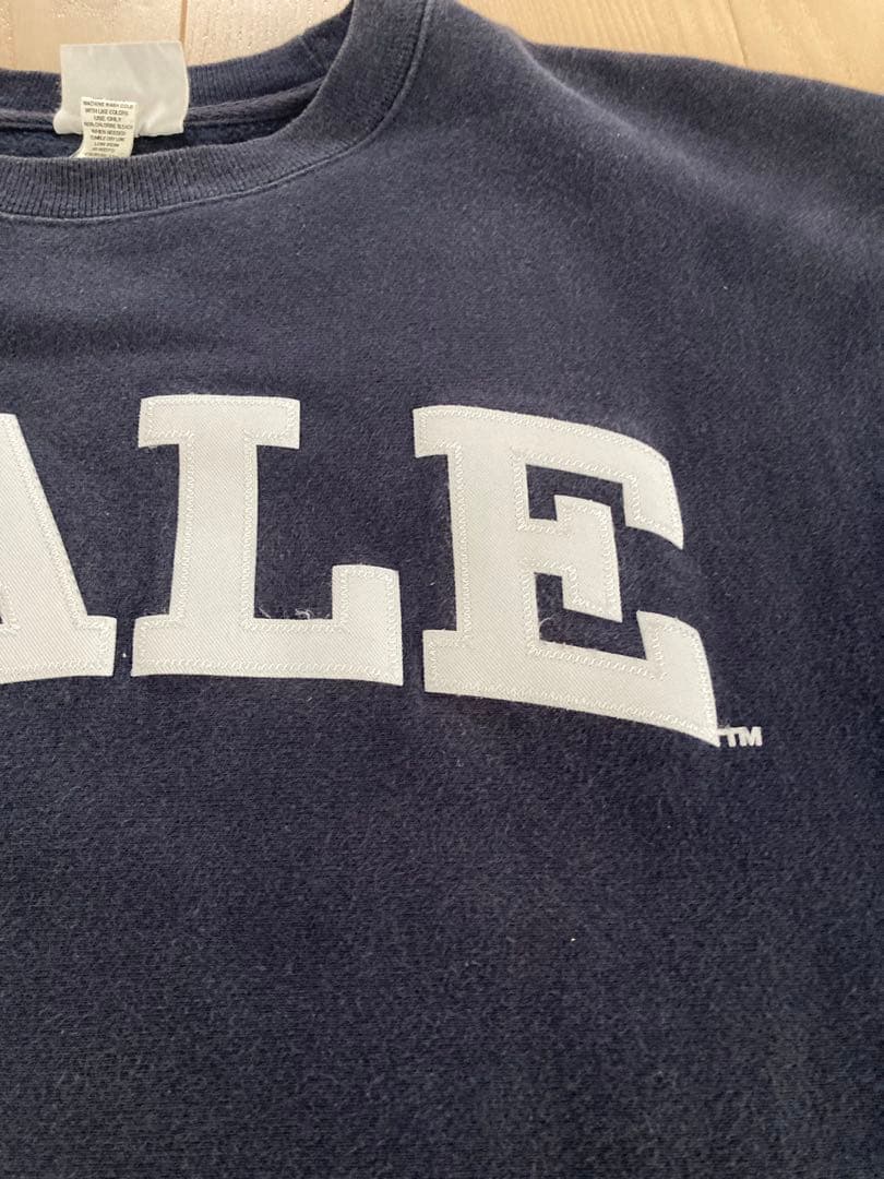 チャンピオン　リバースウィーブ　YALE ネイビー　REVERSEWEAVE