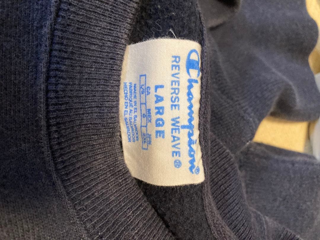チャンピオン　リバースウィーブ　YALE ネイビー　REVERSEWEAVE