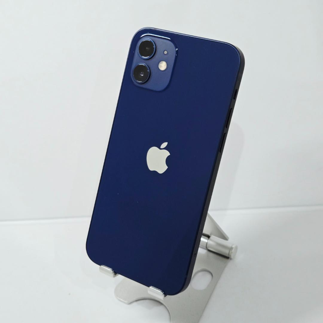 06 iPhone12 ブルー SIMフリー バッテリー83%