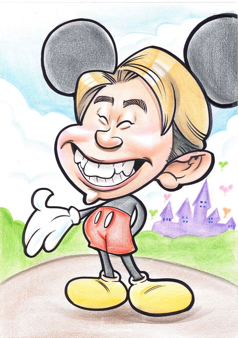 世界で1枚のオーダーメイド似顔絵★大人数ok★記念日★誕生日★結婚式★送別