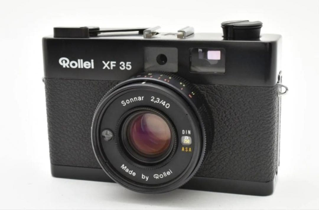 Rollei XF 35 フィルムカメラ美品！フィルム、予備電池付！
