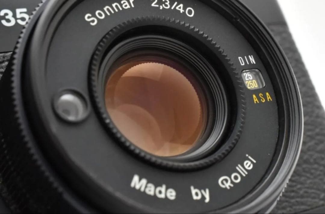 Rollei XF 35 フィルムカメラ美品！フィルム、予備電池付！