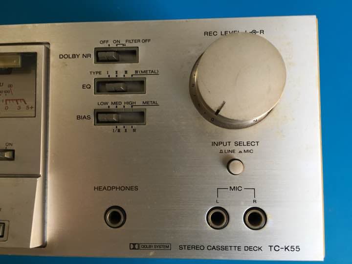 SONY ステレオカセットデッキ TC-K55