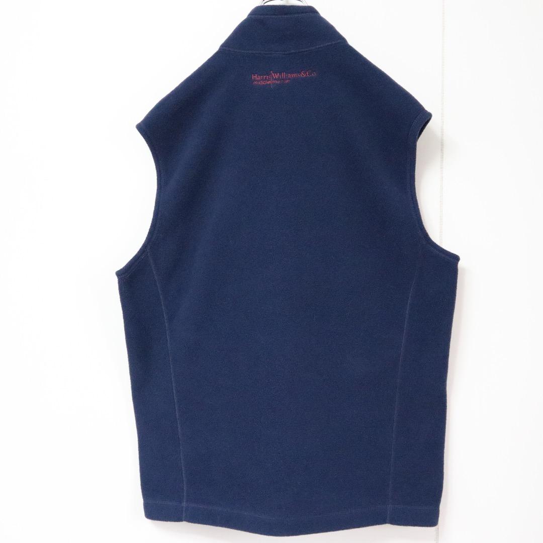 【企業ロゴ】パタゴニア シンチラフリースベスト 刺繍ロゴ 会社ロゴ ネイビー L