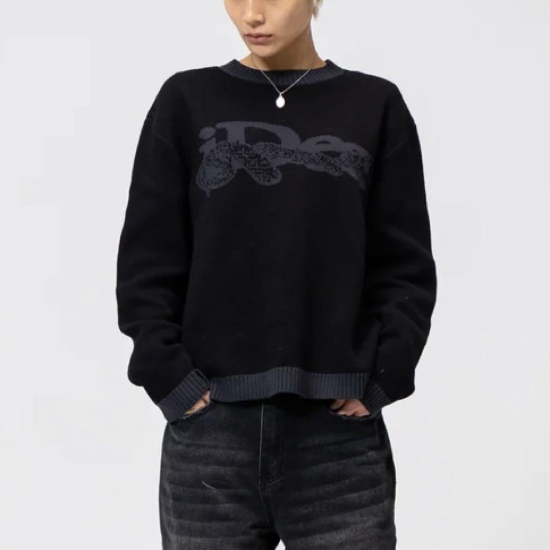 トップス ideaswam OUROBOROS KNIT SWEATER (Black)
