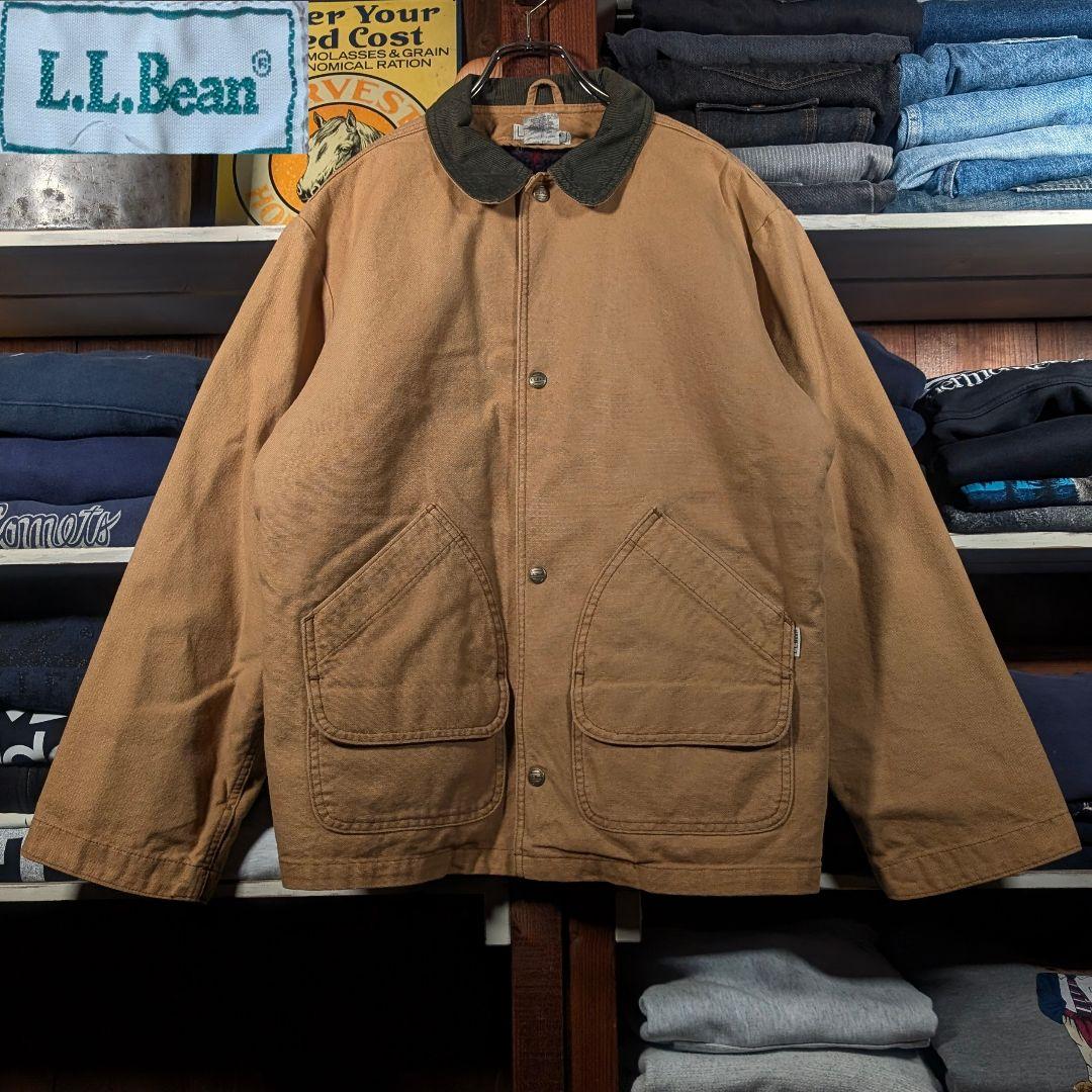 名作　80s　USA製　エルエルビーン　ダックジャケット　カバーオール　2way