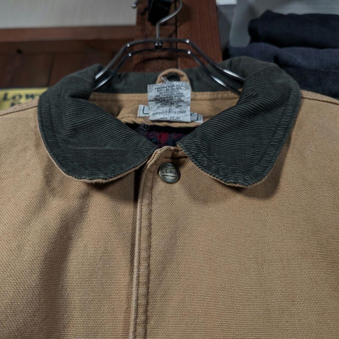 名作　80s　USA製　エルエルビーン　ダックジャケット　カバーオール　2way