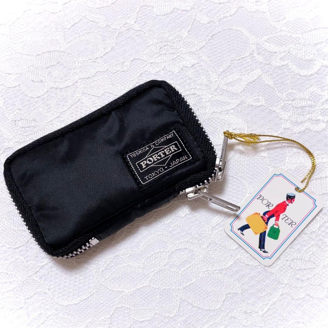 【新品】ポーター PORTER タンカー 6連 キーケース ブラック　ナイロン