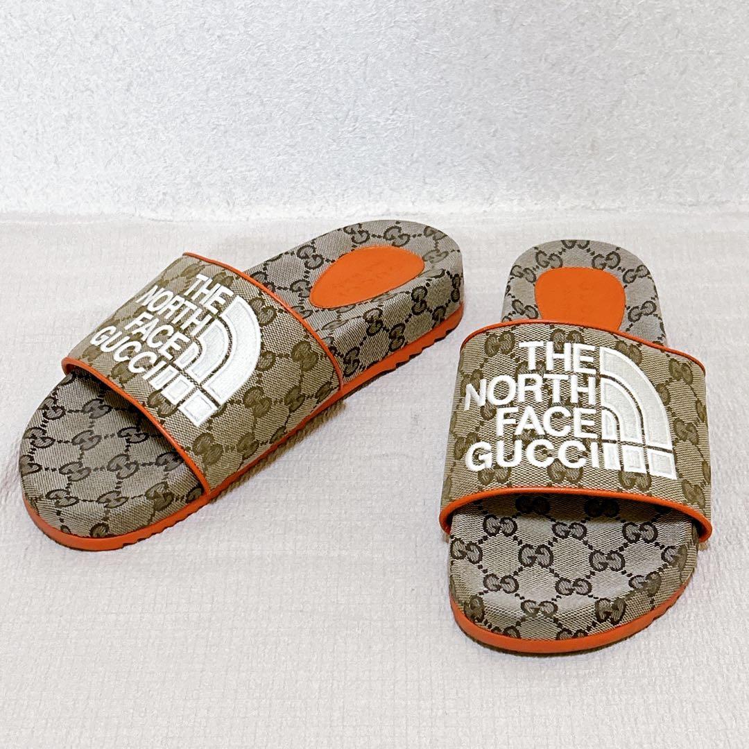 ✨美品✨ 【GUCCI】 THE NORTH FACE コラボ サンダル 人気