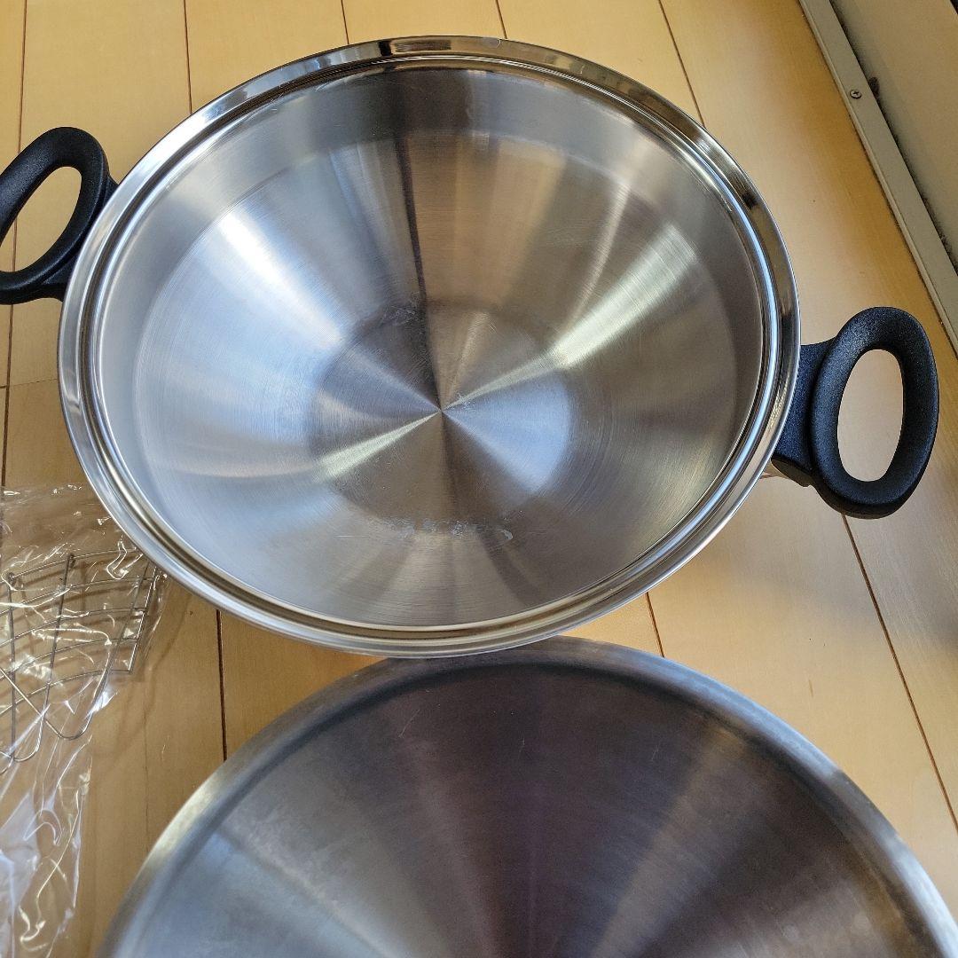 アムウェイクィーン　ウォック　網付き