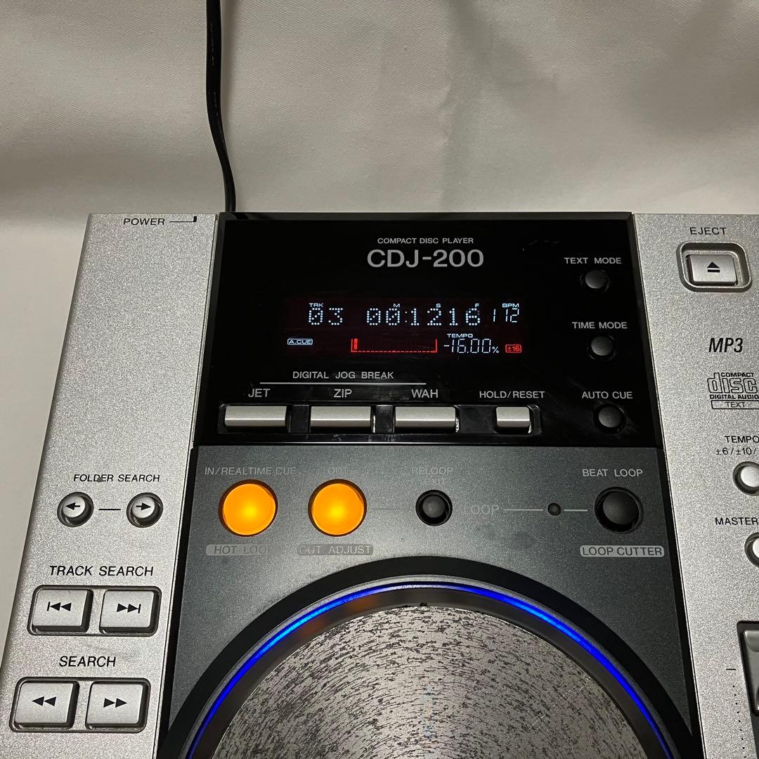 ☆値下げ☆ 【動作品】Pioneer CDJ-200コンパクトディスクプレーヤー