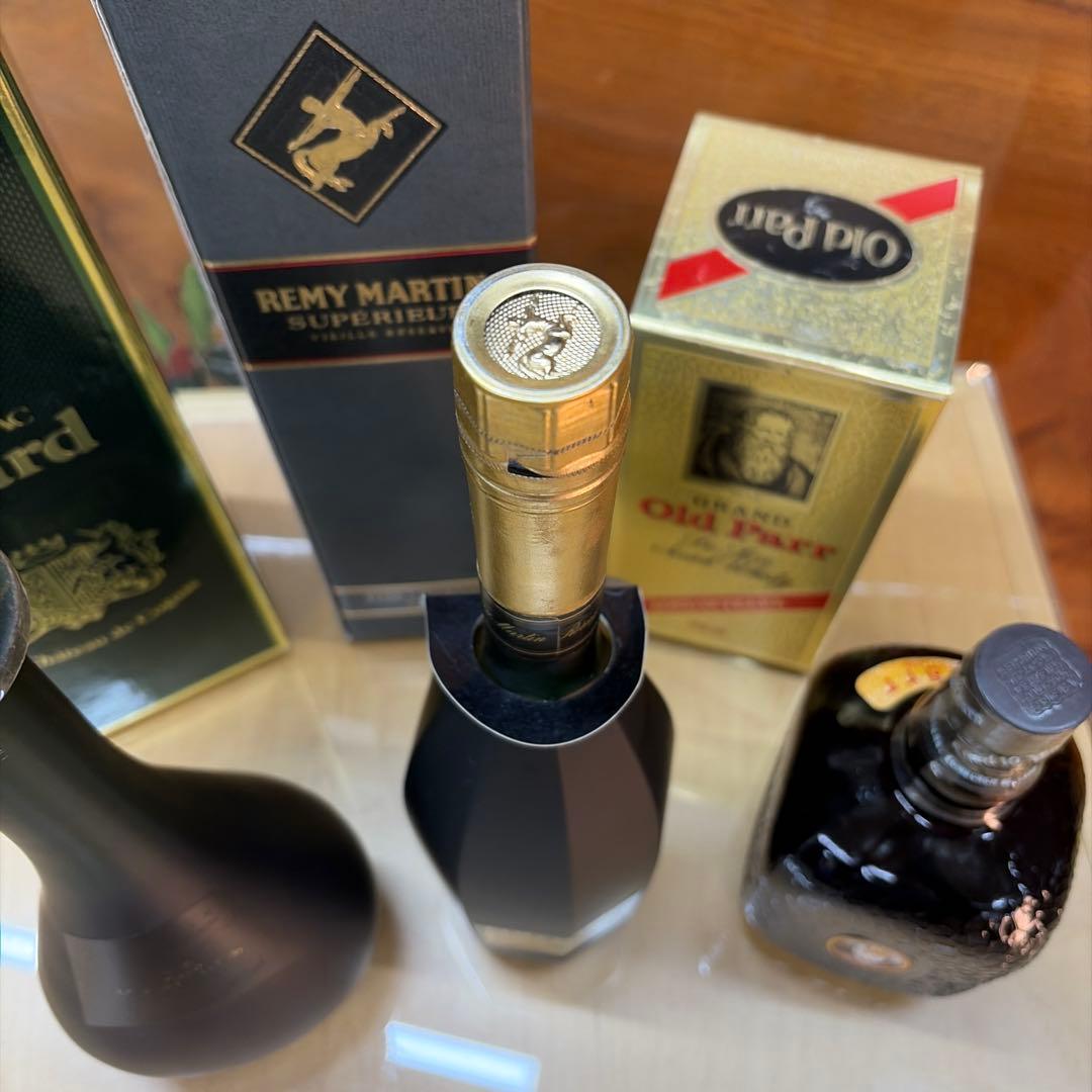 YSL REMY MARTIN、Otaru、Old Parr 古酒3本