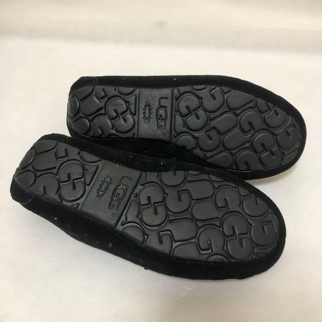 UGG ダコタスターガール ブラック リボン付き モカシン 23cm