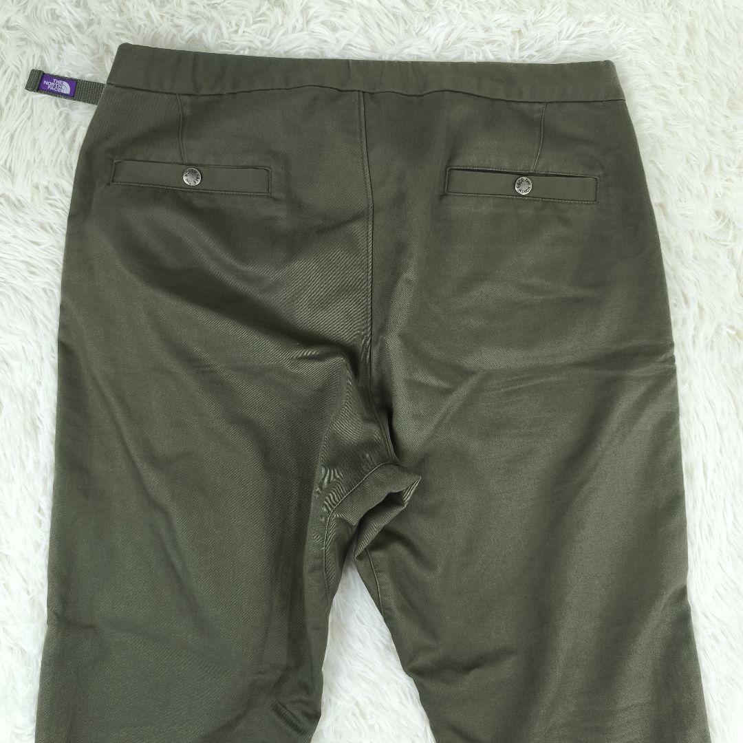 美品✨ ノースフェイス パープルレーベル ストレッチツイル テーパードパンツ 緑