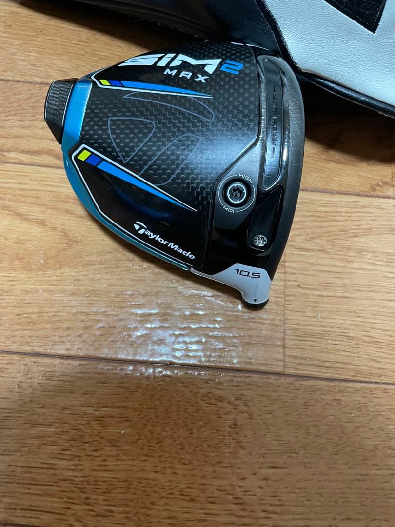 【ヘッドのみ】テーラーメイドSIM2 MAX ドライバー 10.5度 カバー付き