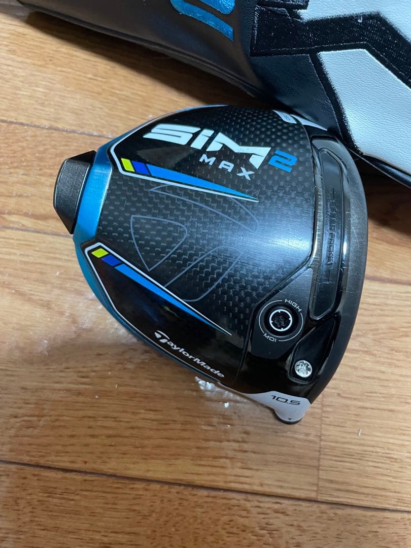 【ヘッドのみ】テーラーメイドSIM2 MAX ドライバー 10.5度 カバー付き